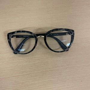 Black and Brown Patterned Glasses